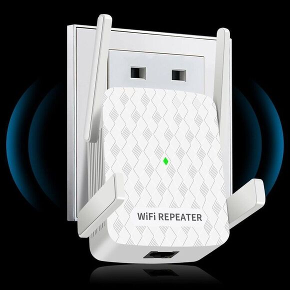 WiFi Signal Amplifier Range Up to 9200sq.ft & 35 Devices Signal Booster for Home - Picture 1 of 7